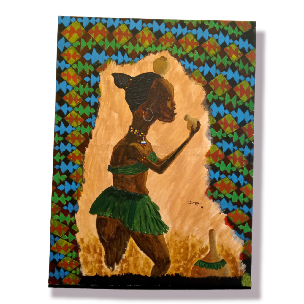 African girl art